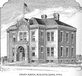 Grant School building, Albia, Iowa